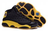Wholesale Cheap Air Jordan 13 Retro Shoes Black/yellow