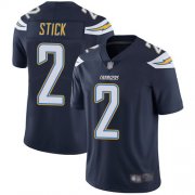 Wholesale Cheap Nike Chargers #2 Easton Stick Navy Blue Team Color Men's Stitched NFL Vapor Untouchable Limited Jersey