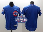 Wholesale Cheap Cubs Blank Blue Flexbase Authentic Collection 2016 World Series Champions Stitched MLB Jersey