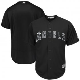 Wholesale Cheap Men\'s Los Angeles Angels Majestic Black 2019 Players\' Weekend Team Stitched MLB Jersey