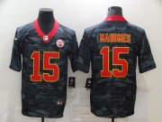 Wholesale Cheap Men's Kansas City Chiefs #15 Patrick Mahomes 2020 Camo Limited Stitched Nike NFL Jersey