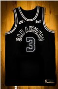 Wholesale Cheap Men' San Antonio Spurs #3 Keldon Johnson Black Stitched Jersey