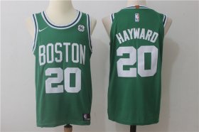 Wholesale Cheap Men\'s Boston Celtics #20 Gordon Hayward Green 2017-2018 Nike Swingman Stitched NBA Jersey