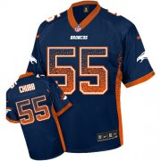 Wholesale Cheap Nike Broncos #55 Bradley Chubb Navy Blue Alternate Men's Stitched NFL Elite Drift Fashion Jersey