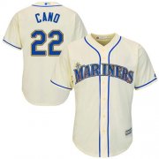 Wholesale Cheap Mariners #22 Robinson Cano Cream Cool Base Stitched Youth MLB Jersey