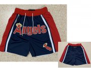 Wholesale Cheap Men's Los Angeles Angels Navy Blue Just Don Shorts Swingman Shorts