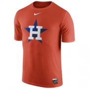 Wholesale Cheap Houston Astros Nike Authentic Collection Legend Logo 1.5 Performance T-Shirt Orange