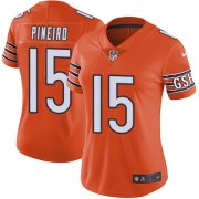 Wholesale Cheap Nike Bears #15 Eddy Pineiro Orange Women's Stitched NFL Limited Rush Jersey