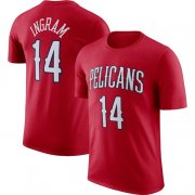 Cheap Men's New Orleans Pelicans #14 Brandon Ingram Red 2022-23 Statement Edition Name & Number T-Shirt