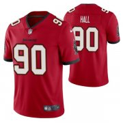 Wholesale Cheap Men's Tampa Bay Buccaneers #90 Logan Hall Red Vapor Untouchable Limited Stitched Jersey