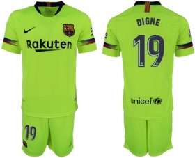 Wholesale Cheap Barcelona #19 Digne Away Soccer Club Jersey