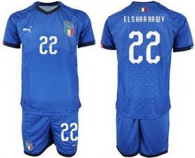 Wholesale Cheap Italy #22 El Shaarawy Home Soccer Country Jersey