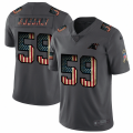 Wholesale Cheap Nike Panthers #59 Luke Kuechly 2018 Salute To Service Retro USA Flag Limited NFL Jersey