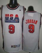 Wholesale Cheap 1992 Olympics Team USA #9 Michael Jordan White Swingman Jersey
