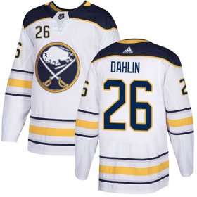 Wholesale Cheap Adidas Sabres #26 Rasmus Dahlin White Road Authentic Stitched NHL Jersey