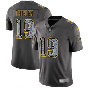 Wholesale Cheap Nike Vikings #19 Adam Thielen Gray Static Men\'s Stitched NFL Vapor Untouchable Limited Jersey