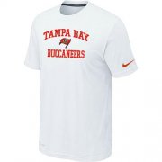 Wholesale Cheap Nike NFL Tampa Bay Buccaneers Heart & Soul NFL T-Shirt White
