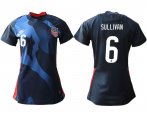 Wholesale Cheap Women 2020-2021 Season National Team America away aaa 6 blue Soccer Jerseys