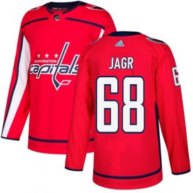 Wholesale Cheap Adidas Capitals #68 Jaromir Jagr Red Home Authentic Stitched NHL Jersey