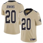 Wholesale Cheap Nike Saints #20 Janoris Jenkins Gold Men's Stitched NFL Limited Inverted Legend Jersey