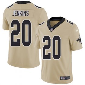 Wholesale Cheap Nike Saints #20 Janoris Jenkins Gold Men\'s Stitched NFL Limited Inverted Legend Jersey