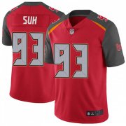 Wholesale Cheap Nike Tampa Bay Buccaneers #93 Ndamukong Suh Men's Limited Team Color Vapor Untouchable Red Jersey