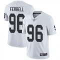 Wholesale Cheap Nike Raiders #96 Clelin Ferrell White Men's Stitched NFL Vapor Untouchable Limited Jersey