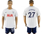 Wholesale Cheap Tottenham Hotspur #27 Wimmer White/Blue Soccer Club Jersey