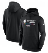 Wholesale Cheap Men's Pittsburgh Steelers 2022 Black Crucial Catch Therma Performance Pullover Hoodie