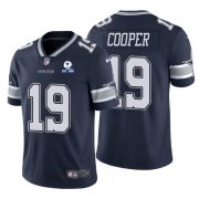 Wholesale Cheap Men's Dallas Cowboys #19 Amari Cooper 60th Anniversary Navy Vapor Untouchable Stitched NFL Nike Limited Jersey