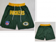 Wholesale Men's Green Bay Packers Green Just Don Swingman Shorts