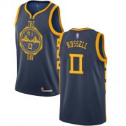 Wholesale Cheap Nike Warriors #0 D'Angelo Russell Navy NBA Swingman City Edition 2018-19 Jersey
