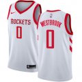 Wholesale Cheap Nike Rockets #0 Russell Westbrook White NBA Swingman Association Edition Jersey