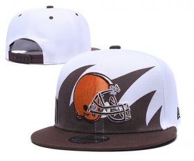 Wholesale Cheap Browns Team Logo brown White Adjustable Hat