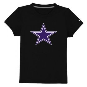 Wholesale Cheap Dallas Cowboys Sideline Legend Authentic Logo Youth T-Shirt Black