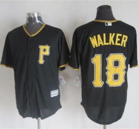 Wholesale Cheap Pirates #18 Neil Walker Black New Cool Base Stitched MLB Jersey