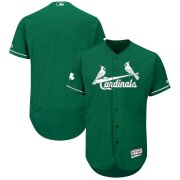 Wholesale Cheap St. Louis Cardinals Majestic 2018 St. Patrick's Day Flex Base Authentic Collection Celtic Team Jersey Green