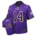 Wholesale Cheap Nike Vikings #14 Stefon Diggs Purple Team Color Men's Stitched NFL Elite Drift Fashion Jersey