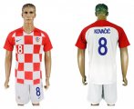 Wholesale Cheap Croatia #8 Kovacic Home Soccer Country Jersey