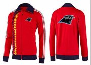 Wholesale Cheap NFL Carolina Panthers Team Logo Jacket Red