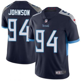 Wholesale Cheap Nike Titans #94 Austin Johnson Navy Blue Team Color Men\'s Stitched NFL Vapor Untouchable Limited Jersey