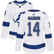 Cheap Adidas Lightning #14 Pat Maroon White Road Authentic Women's Stitched NHL Jersey