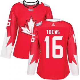 Wholesale Cheap Team Canada #16 Jonathan Toews Red 2016 World Cup Women\'s Stitched NHL Jersey