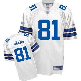 Wholesale Cheap Cowboys #81 Terrel Owens White Stitched NFL Jersey