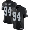 Cheap Youth Las Vegas Raiders #94 Christian Wilkins Black Football Stitched Jersey