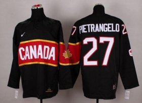 Wholesale Cheap Olympic 2014 CA. #27 Alex Pietrangelo Black Stitched NHL Jersey
