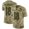 Wholesale Cheap Nike Broncos #18 Peyton Manning Camo Men's Stitched NFL Limited 2018 Salute To Service Jersey