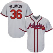 Wholesale Cheap Braves #36 Mark Melancon Grey New Cool Base Stitched MLB Jersey