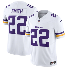 Wholesale Cheap Men\'s Minnesota Vikings #22 Harrison Smith White 2023 F.U.S.E. Vapor Untouchable Stitched Jersey