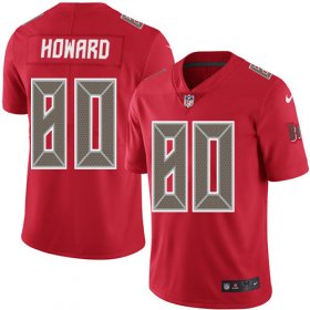 Wholesale Cheap Nike Buccaneers #80 O. J. Howard Red Men\'s Stitched NFL Limited Rush Jersey